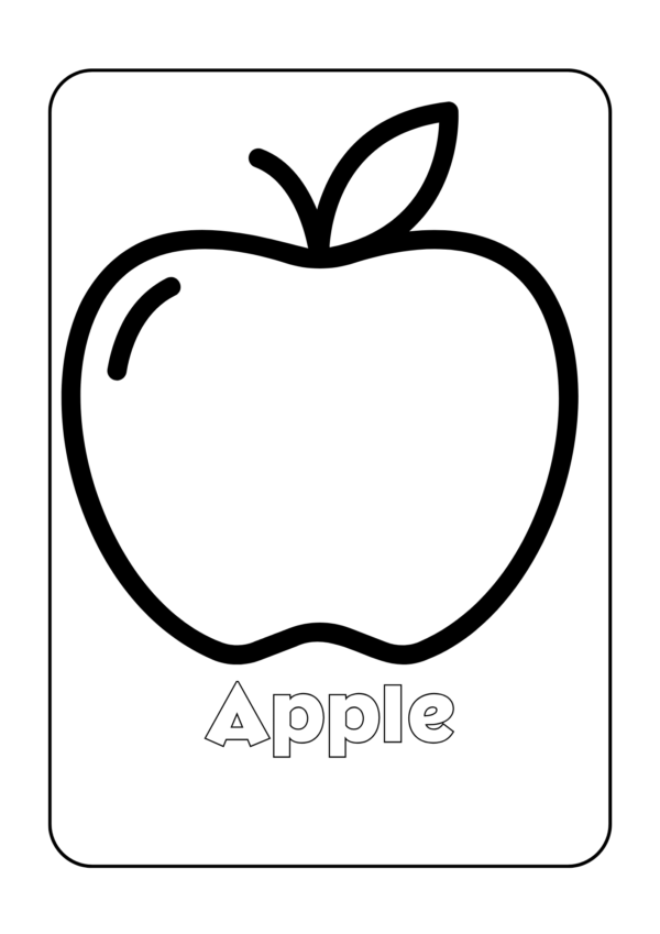 2 Fruits Coloring Book for Kids