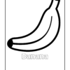 3 Fruits Coloring Book for Kids