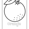 4 Fruits Coloring Book for Kids