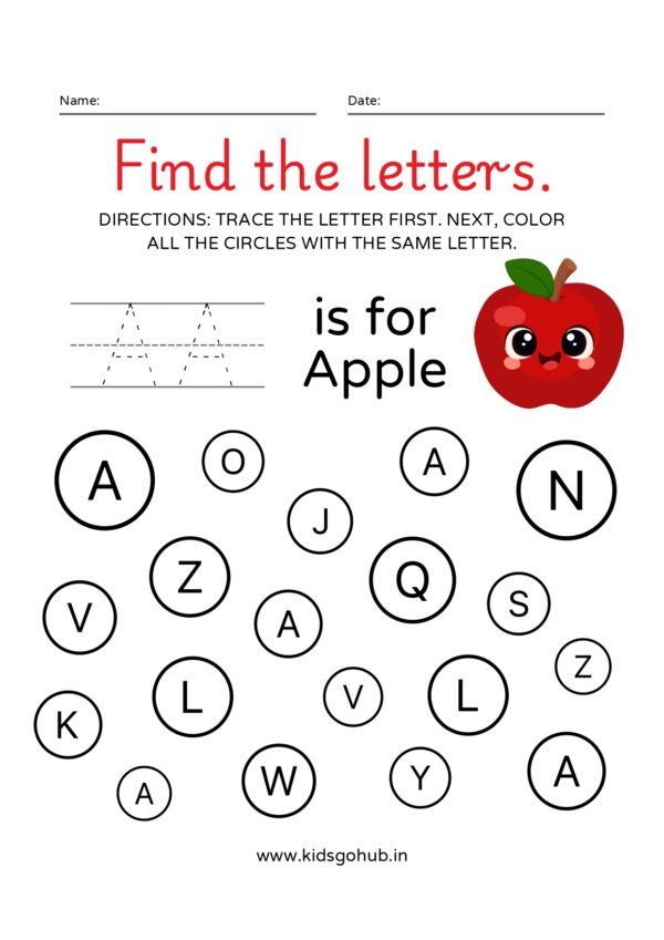 Find, Trace, and Color the Letter A to Z Alphabet Worksheet (1) (1)_page-0001-kidsgohub.com- Kids Worksheet for Nursery-kidsgohub.com-