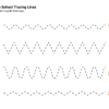 Back to School Tracing Lines worksheet Tracing Lines Worksheets for Kids1-kidsgohub.com-