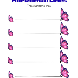 Blue Illustrative Horizontal Line Tracing Worksheet Sleeping Lines Worksheet
