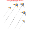 Slanting Line Tracing Worksheet Slanting Lines Tracing Worksheets for Kids-kidsgohub.com