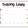Tracing Lines Worksheet Tracing Lines Worksheets for Kids1-kidsgohub.com-