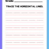 sdfsdfsdfs Sleeping Lines Worksheets for Kids | Horizontal Line Tracing Printable